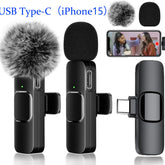 2-Pack Wireless Lavalier Clip-On Microphones