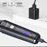 ZeroBlade™ Pro: Cordless 7000RPM Hair Trimmer with LCD Display