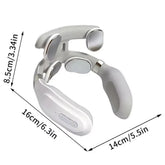Heated Neck & Spine Massager – 4D Head Relief with Vibration, Heat & Breathing Light