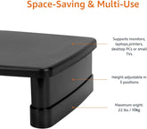Adjustable Computer Monitor Riser Desk Stand