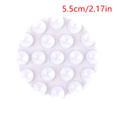 Double Side Silicone Suction Pad for Mobile Phone Fixture Suction Cup Backed Adhesive Silicone Rubber Sucker Pad for Fixed Pad