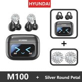 EchoGrip™ M100 ENC Ear Clip Earphones – Style, Sound, and Smart Control